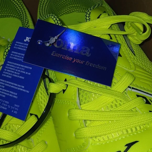 Joma Men Dribling Indoor Soccer Lemon Shoes Exercise your  display picture 2